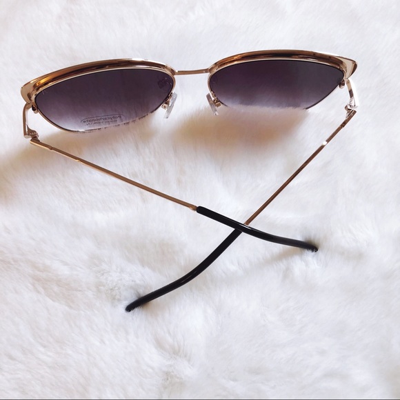 [SB] Robbie Black Full Rim Cat Eye Sunglasses - Picture 11 of 12